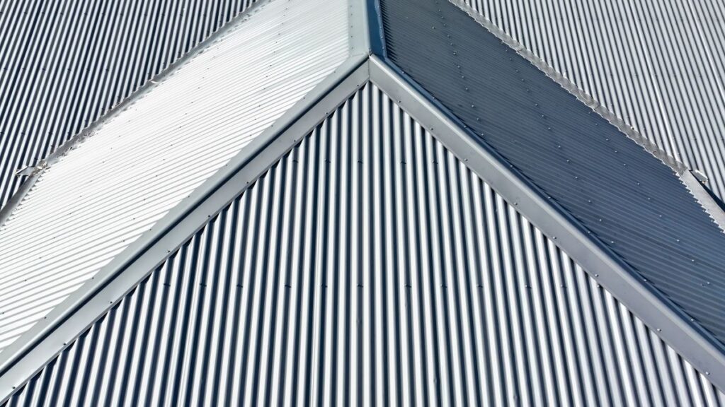 metal roof ridge cap