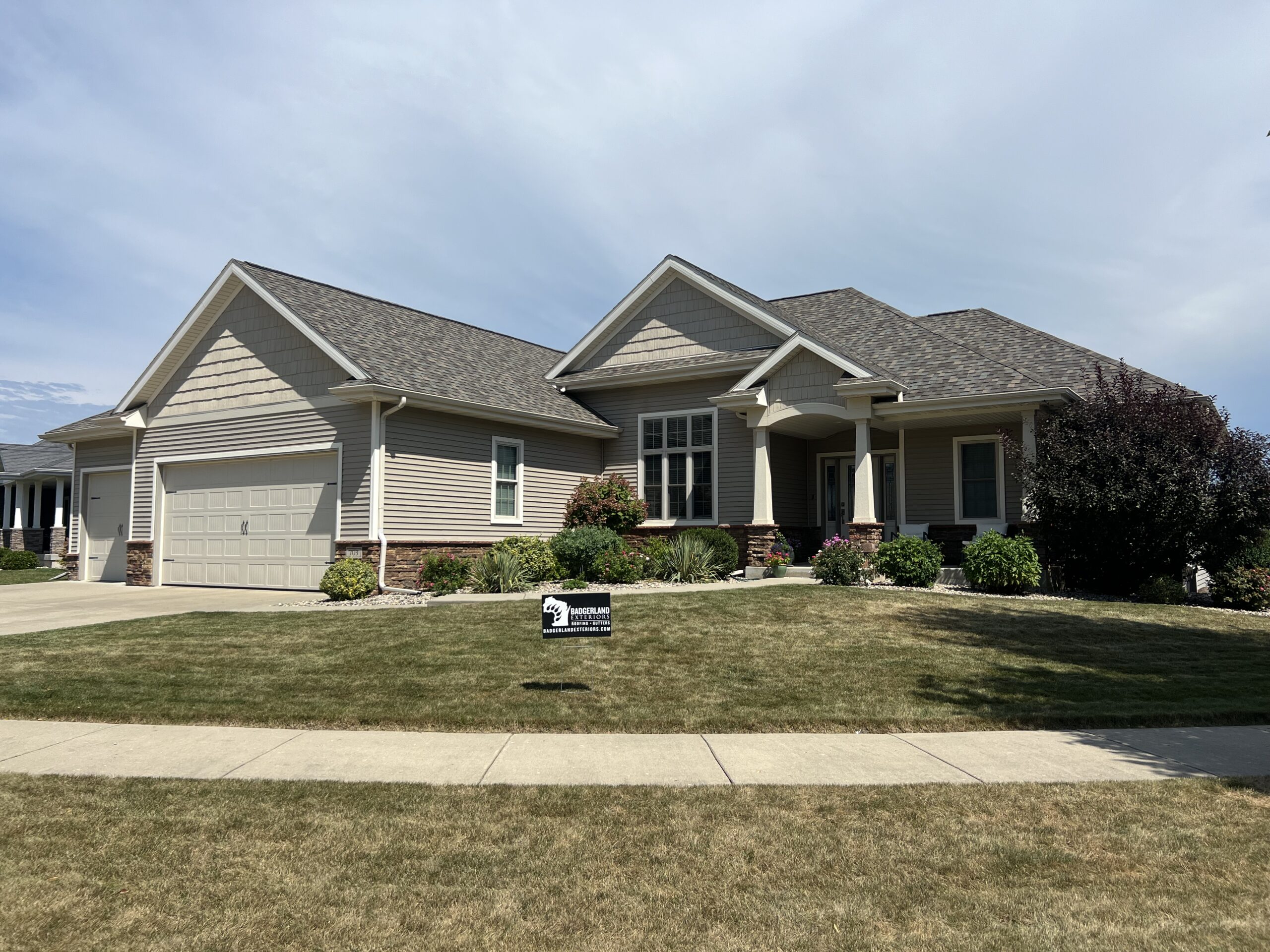 shingle roof on a residential home